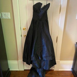Vintage A-Symmetrical 1950's Black Gown By Ceil Chapman